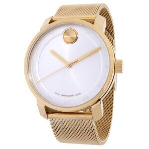 NWT Authentic Movado Bold Access Quartz White Dial Women's Watch